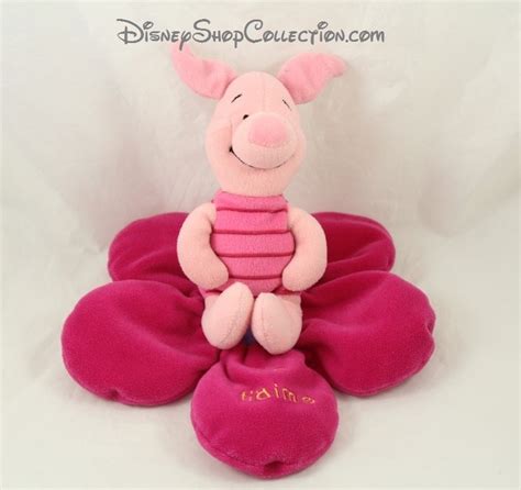 Peluche Cochon Porcinet Disney Nicotoy Rose Fleur Je T Aime Cm