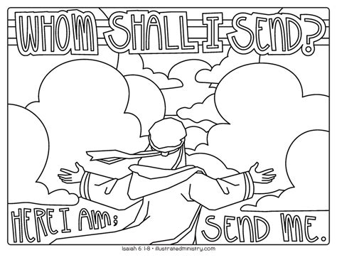 Isaiah 6 Coloring Pages [2025]
