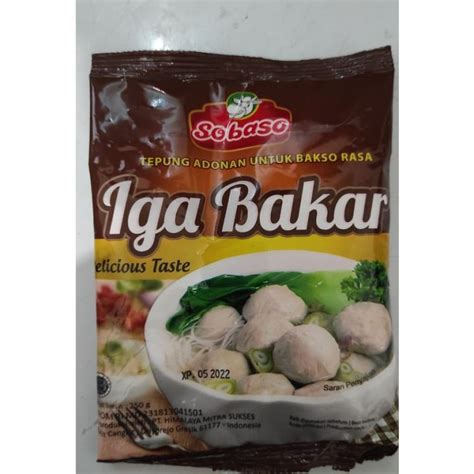 Sobaso Tepung Adonan Bakso Rasa Iga Bakar Gr Lazada Indonesia