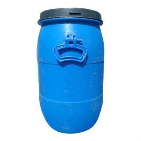 Blue Cylindrical L Hdpe Open Mouth Drum For Chemical Storage