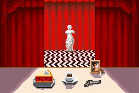 Twin Peaks Video Game 8 Bit Pixel Art