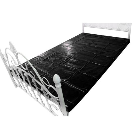 Waterproof Black Pvc Bed Sheet Cover For Wet Games Full Size Bedding Sheet Usa Ebay