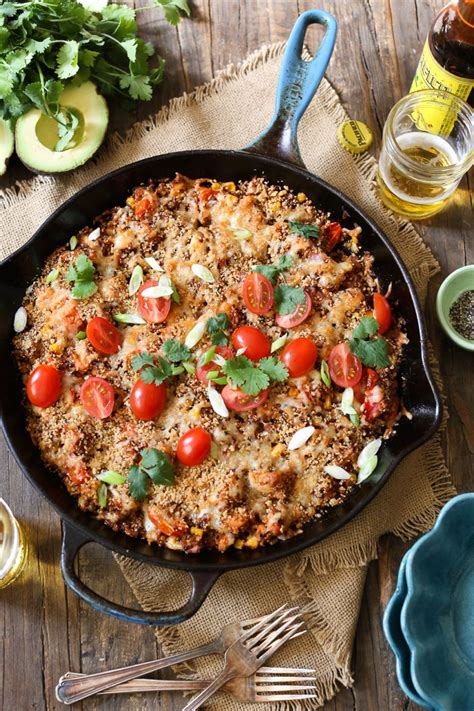 Barbecue Chicken Quinoa Bake Domesticate ME