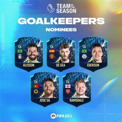 Fifa Nominados A Los Team Of The Season Tots De La Premier League