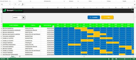 Como Fazer Uma Planilha De Escala De Trabalho No Excel 2024 Company