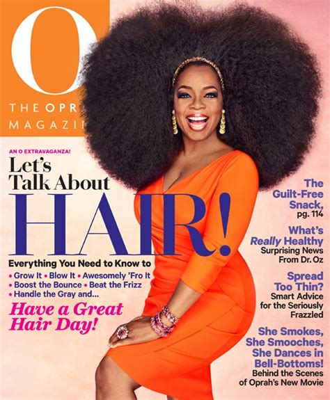 Oprah Shows Off A Sexy Afro On The Cover Of Her Magazine—see The Pic E News