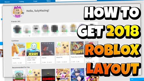 How To Get The Old Roblox Website Style Youtube