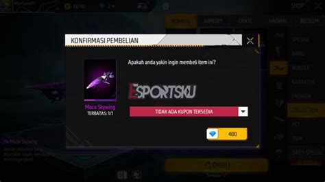 Cara Dapatkan Moco Skywing Free Fire Ff Esportsku