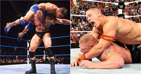 Brock Lesnar And John Cena Brawl