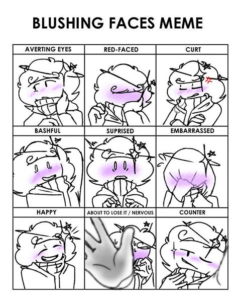 Blushing Faces Meme With Brie By Leenartz06 On Deviantart