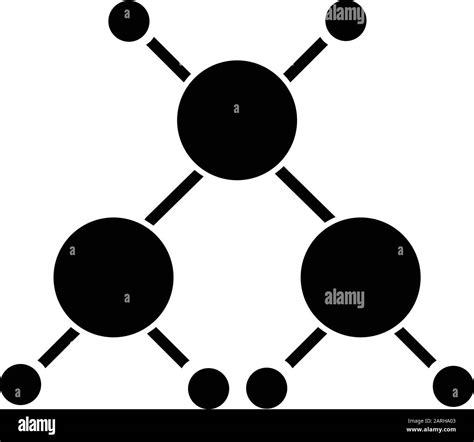 Molecule Glyph Icon Crystal Structure Molecular Ball And Stick Model Organic Chemistry