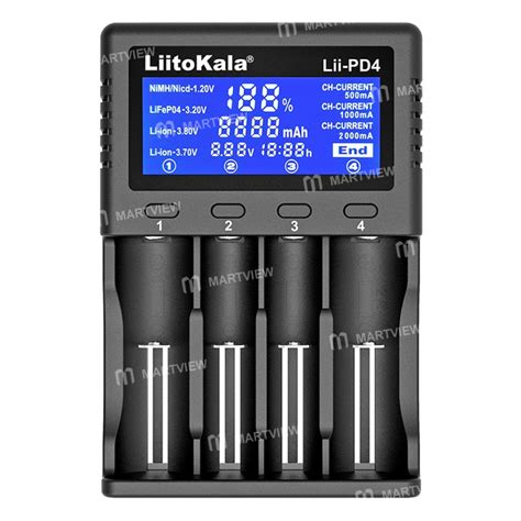 Liitokala Lii Pd Slot Screen Display Universal Smart Charger For