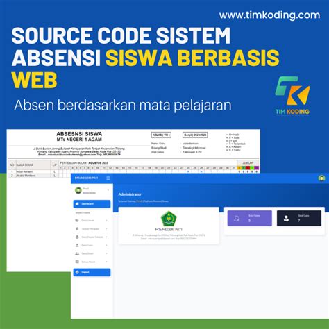 Source Code Absensi Siswa Sekolah Berbasis Web Tim Koding