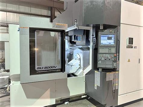 Used 2016 Okuma Mu 5000v 5 Axis Machine With 6 Pallet Changer For Sale