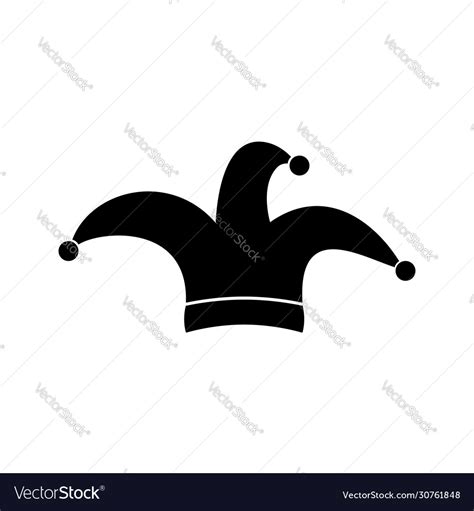 Black And White Jester Hat