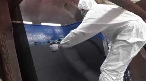 Polyurethane elastomeric spraying wear protection coating - YouTube