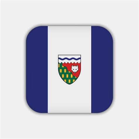 Premium Vector | Northwest territories flag province of canada vector ...