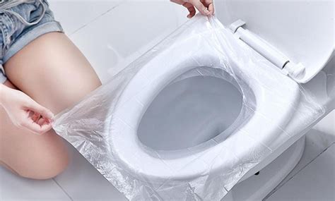 Lot De Housses De Toilettes Transparentes Groupon