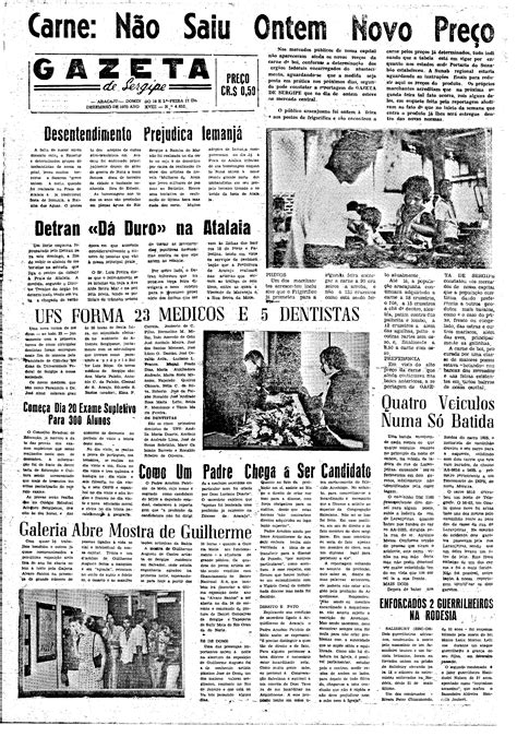 Jornais De Sergipe Gazeta De Sergipe