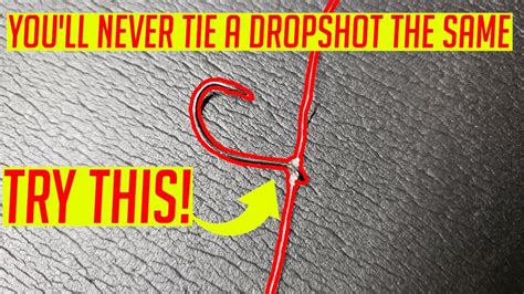 You NEED to know this DROPSHOT Knot!! (NO MORE PALOMAR KNOTS!) - YouTube