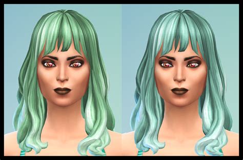 The Sims 4 Hair Colors Mod Bxevibe