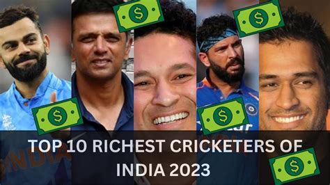 Top 10 Richest Indian Cricketers 2023 Youtube