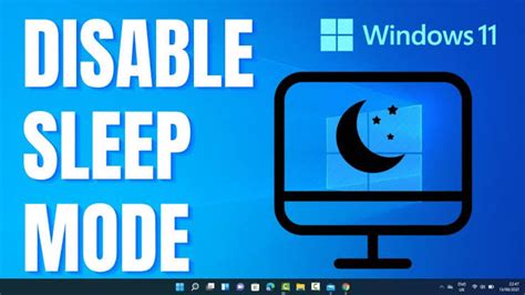 How To Disable Sleep Mode In Windows 11 10