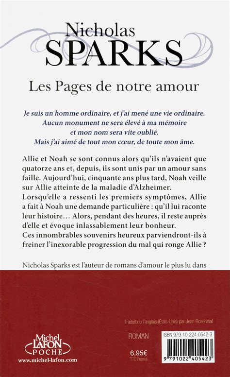 Livre Les Pages De Notre Amour Messageries ADP