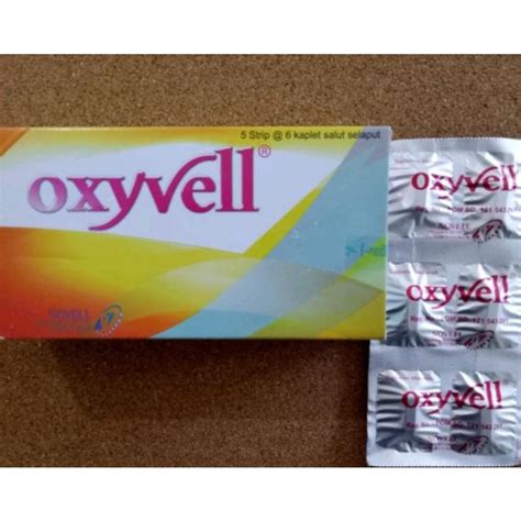 Jual Oxyvell Strip Isi 6 Kaplet Shopee Indonesia