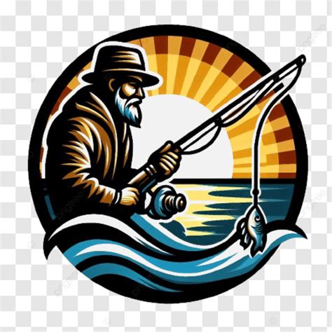 Fisherman Logo, Fishing, Fisherman, Logo PNG Transparent Image and ...