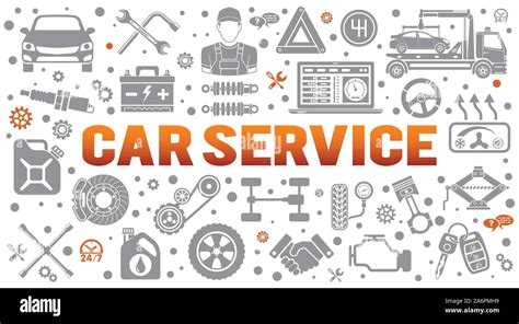 Car Service Banner Stock Vector Image & Art - Alamy