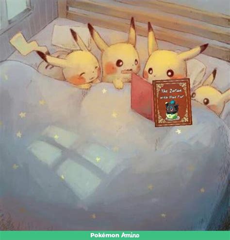 Pikachu reading a book Pokémon Amino