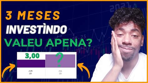 QUANTO EU GANHEI INVESTINDO 3 MESES NA BOLSA DE VALORES PROVENTOS