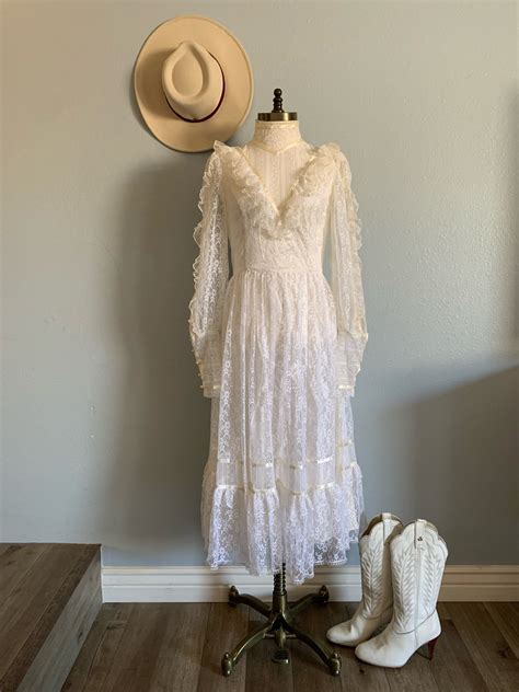 Vintage 1970s Gunne Sax Wedding Dress Etsy