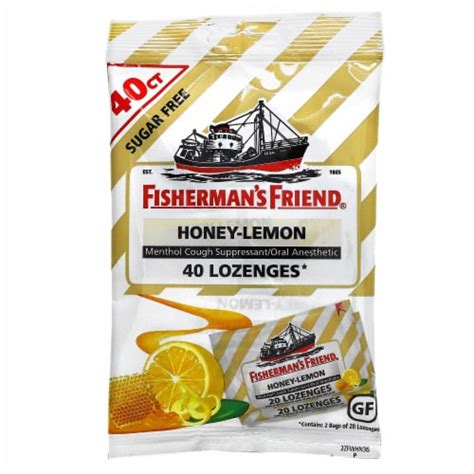 Fisherman S Friend Menthol Cough Suppressant Lozenges Sugar Free Honey