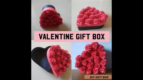 Valentine Gift Box Diy Heart Shape Gift Box Best Gift In