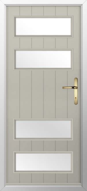 Solidor Sorrento Timber Composite Door In Pebble Grey