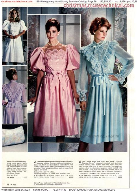 1984 Montgomery Ward Spring Summer Catalog Page 78 Catalogs