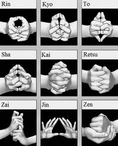 44 Kuji kiri ideas | mudras, kuji, martial arts techniques