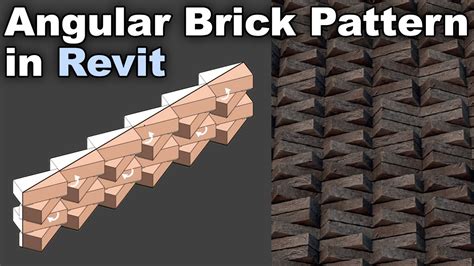 Angular Brick Pattern In Revit Tutorial YouTube