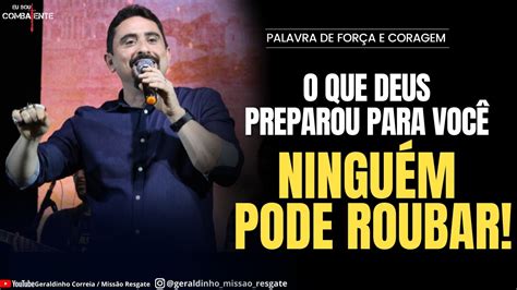 O QUE DEUS PREPAROU PARA VOCÊ NINGUÉM PODE ROUBAR I Palavra de Força e