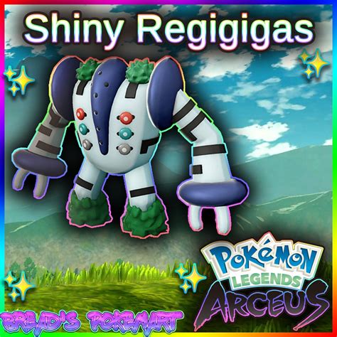 Shiny Regigigas best Stats // Pokemon Legends: Arceus // - Etsy