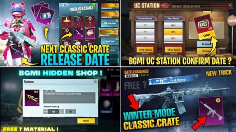 Finally M4 Glacier In Classic Next Classic Crate Bgmi Uc Station In