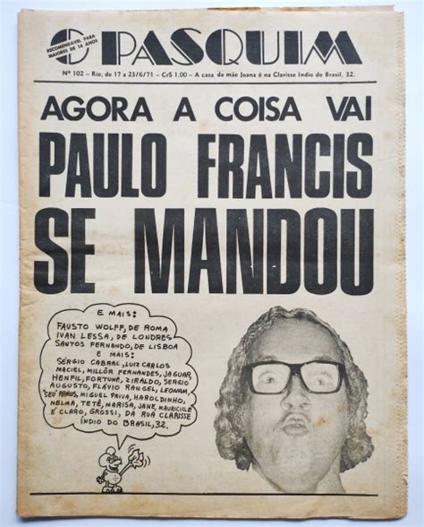 Jornal O Pasquim N Junho Capa Ioga N