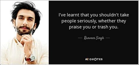 QUOTES BY RANVEER SINGH | A-Z Quotes