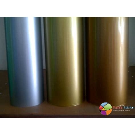 Jual Sticker Oracal Gloss Silver Gold Copper Shopee Indonesia