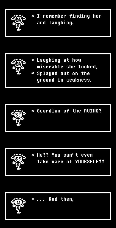 Semi Frequent Undertale Facts On Twitter Flowey Remembers How He