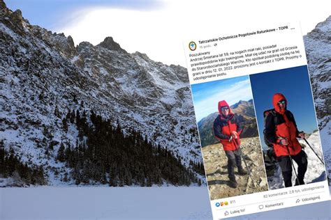 Tatry Znaleziono plecak poszukiwanego od kilku dni turysty Akcję