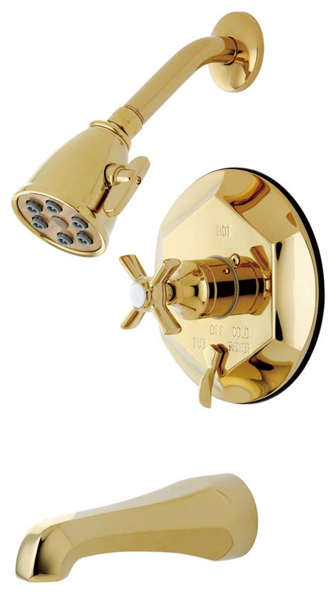 Millennium Tubshower Faucet Polished Brass Transitional Tub And Shower Faucet Sets By