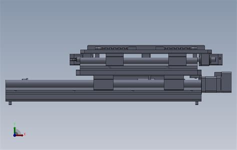 Xy轴滑台设计模型 Solidworks 2010 模型图纸下载 懒石网